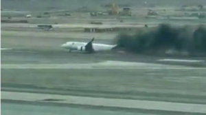 LATAM Jet Collides With Fire Truck And Catches Fire At Lima Airport