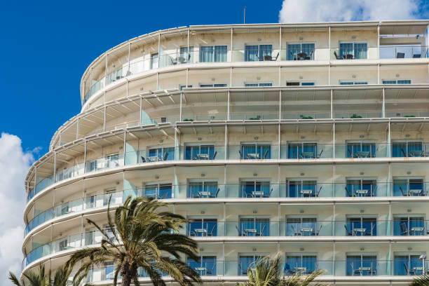 Tourists love Melia Hotel in sunny Spain.
