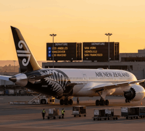 Air New Zealand plane ready for take off as its offers and deals are gaining lot of attention