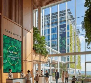 Park Hyatt Auckland earns a four-star green rating, marking a major milestone in New Zealand’s sustainable tourism.