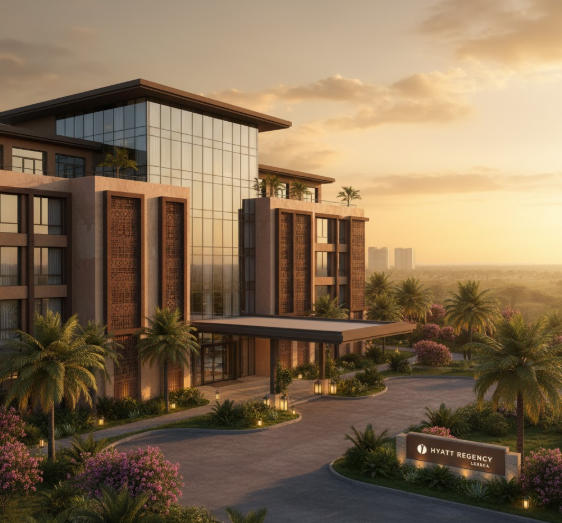 A view of Hyatt Regency Lusaka The Pamodzi debut re-opening in Zambia after major renovations.