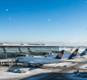 Airplanes at Munich airport as it braces for winter 2025 expansion