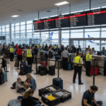 Long lines at airports as passengers stranded - Oct 2025