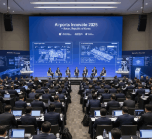 Airports Innovate 2025 meet in Busan, discussing the future of aviation