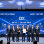 Lotte Hotel & Resort winning the 2025 DX Service Award World Grand Prix for digital transformation excellence.