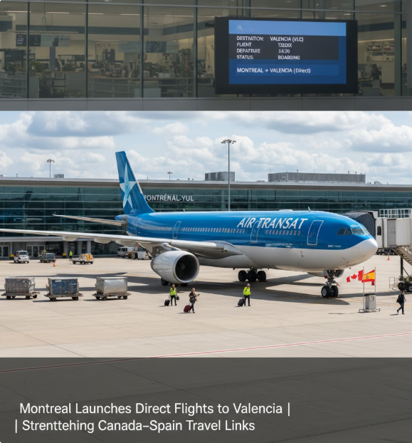Montreal direct flights to Valencia
