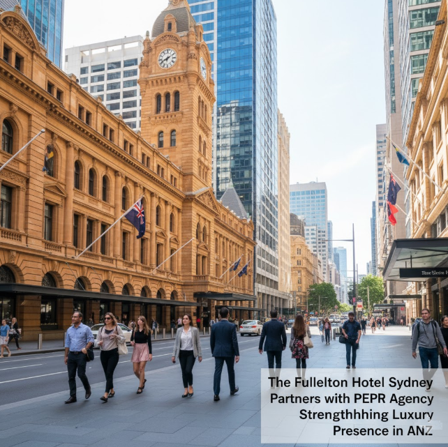 Fullerton Hotel Sydney partners with PEPR Agency for regional brand expansion.