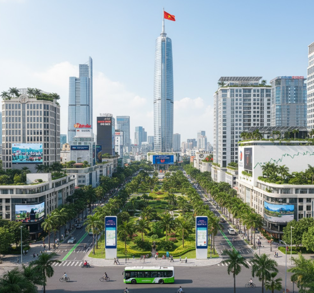 A street in Vietnam as its tourism focuses on digital innovation