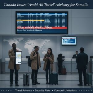Canada issues a strict warning advising citizens to avoid all travel to Somalia