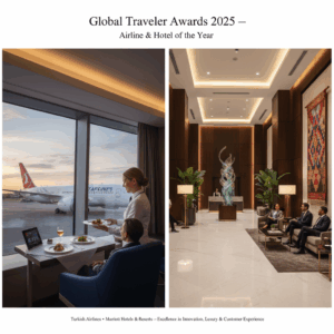 Picture showing Turkish Airlines and Marriott Hotels are named 2025’s top travel brands