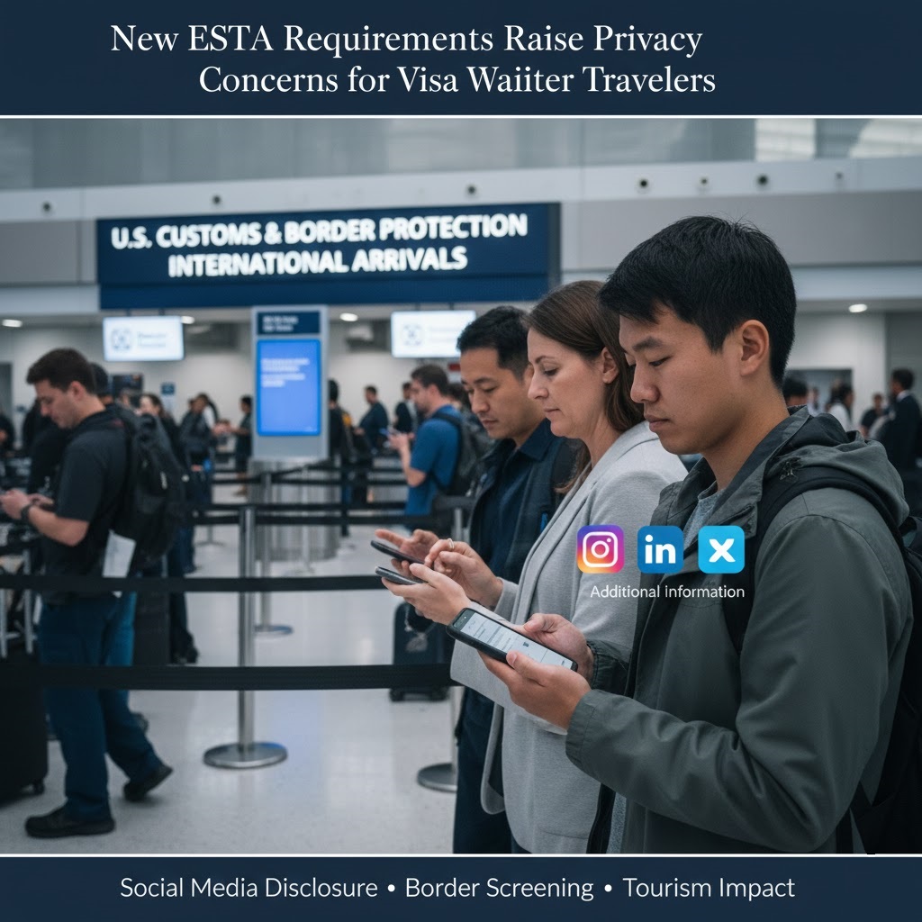 Travelers may face increased social media screening for obtaining USA visa