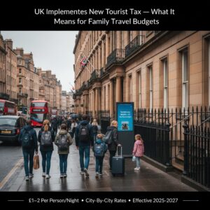 The United Kingdom introduces a nightly tourist tax