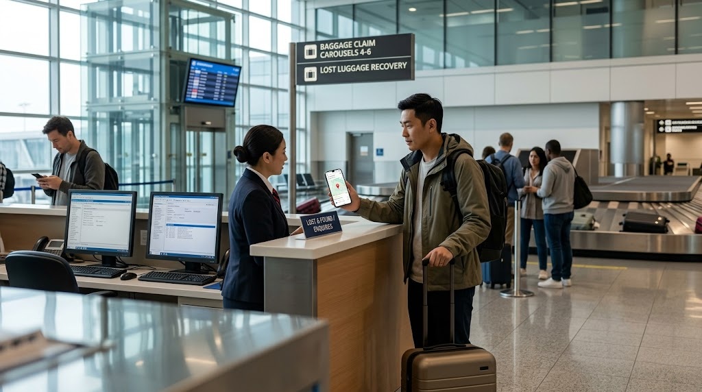 New smart solutions help travelers track and recover lost luggage more efficiently.