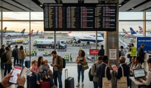 UK airports join global hubs facing energy pressures and growing flight disruptions.