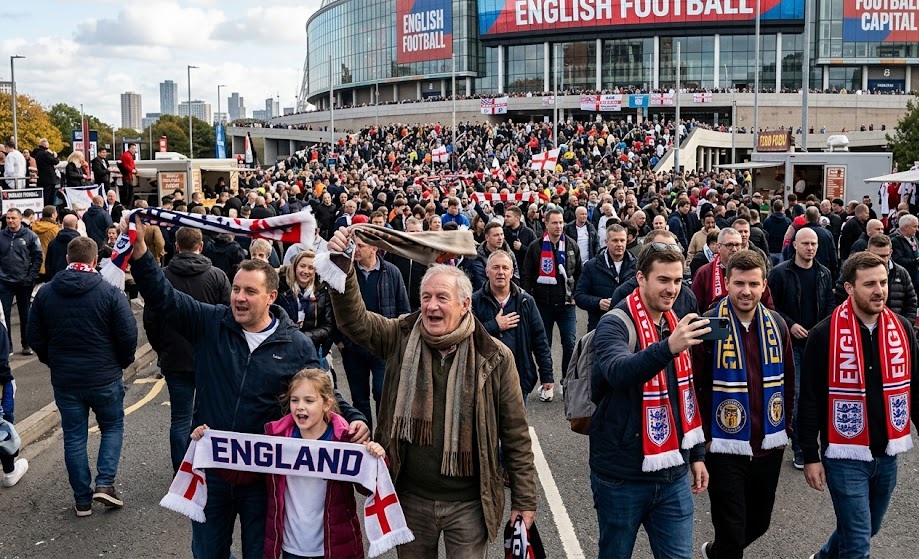 England ranks as the world's most devoted football fan nation