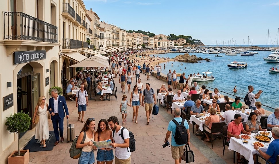 Huge visitor strengths can be seen as France and Spain lead Europe’s record summer travel demand