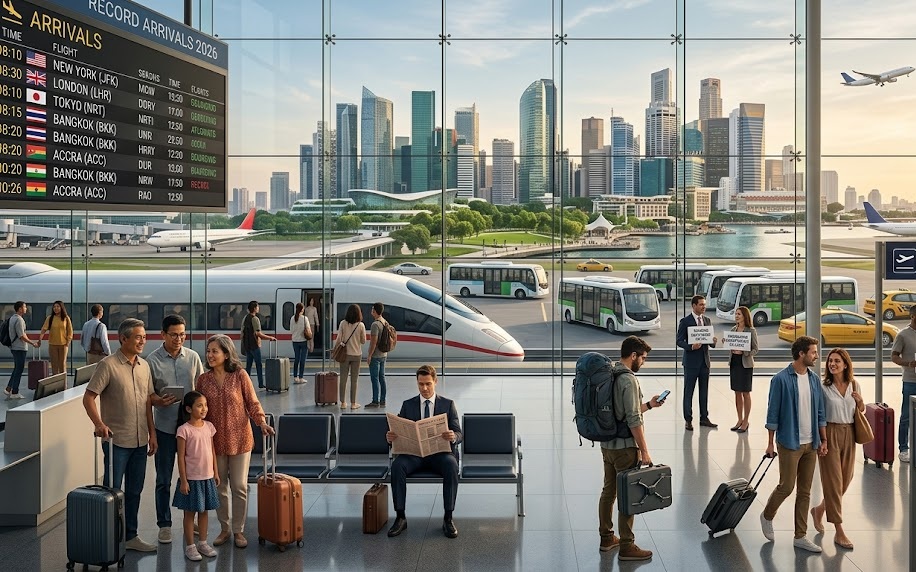 People thronging to the United States and other major travel markets as international travel demand reaches new highs worldwide.