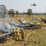 Brisbane Light Plane Crash Beechcraft Goes Down Near Logan