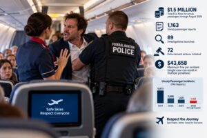 FAA Fines Unruly Airline Passengers $1.5 Million in 2026