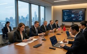 The United States and China begin high-level AI safety discussions with potential implications for global technology and security.